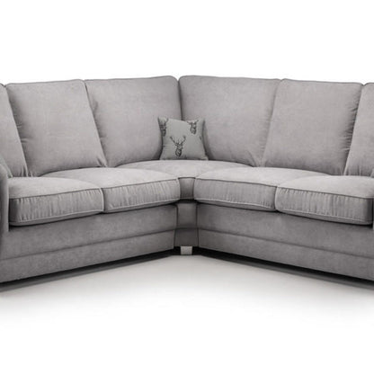 Milan Chesterfield Fabric 5 Seater Corner Sofa - Full Back - 7
