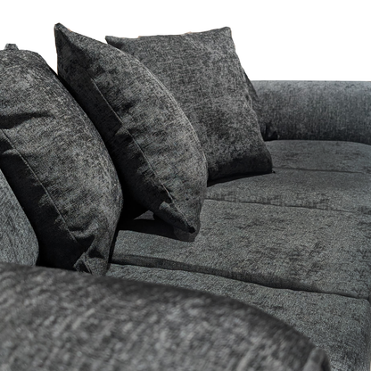 Monaco Chenille Fabric 4 Seater Sofa
