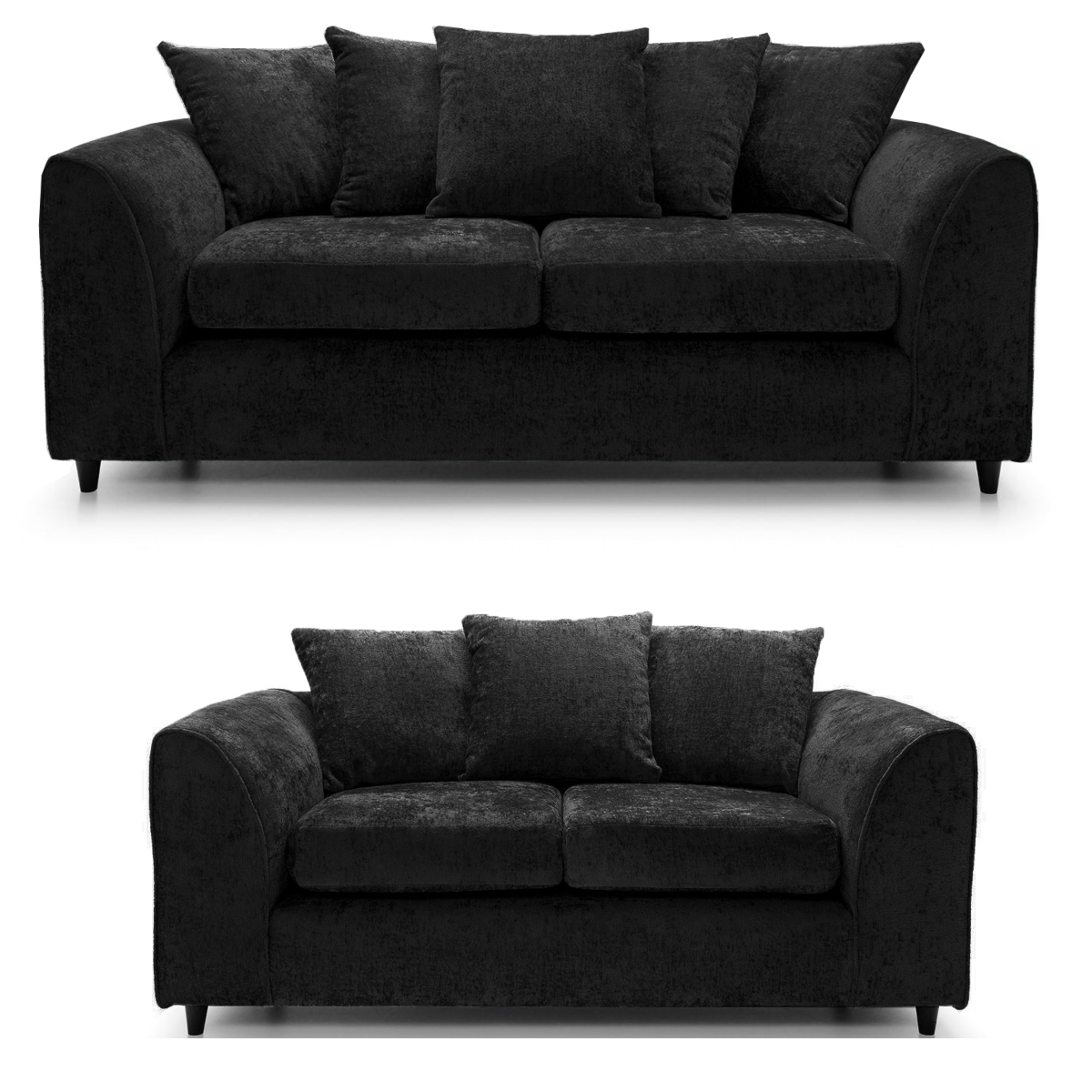 Monaco Chenille Fabric Sofa Suite