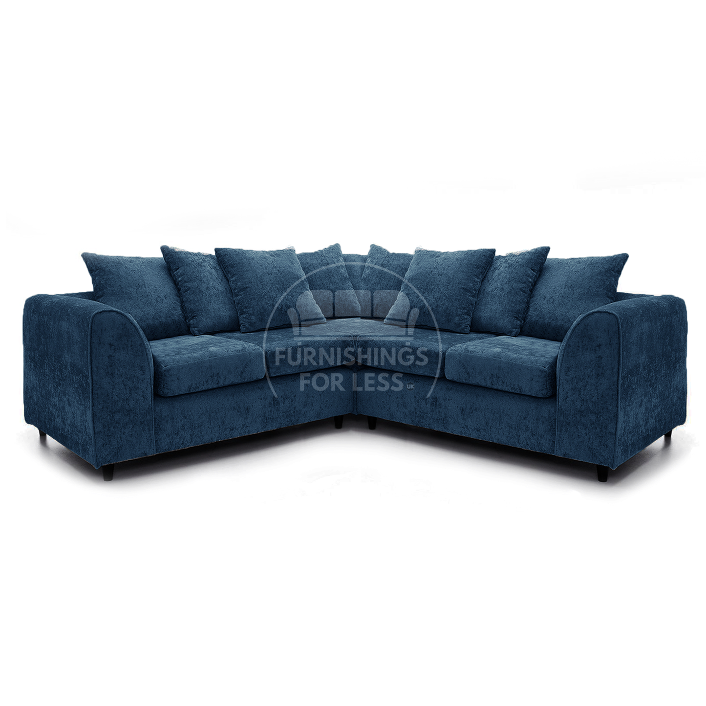 Monaco Chenille Fabric 5 Seater Corner Sofa