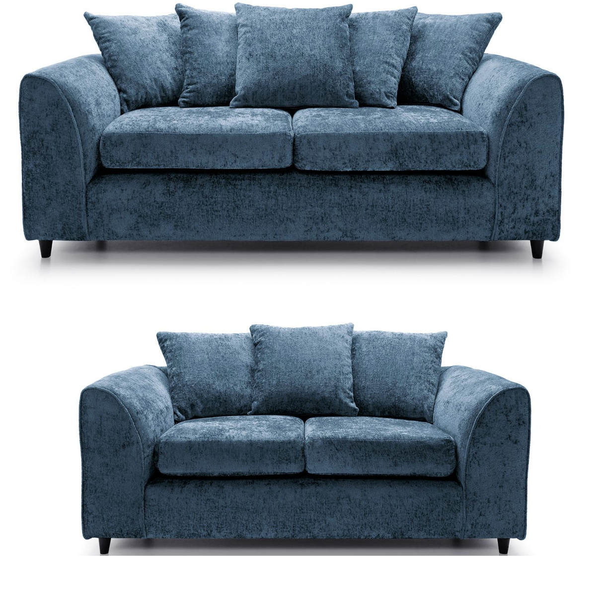 Monaco Chenille Fabric Sofa Suite