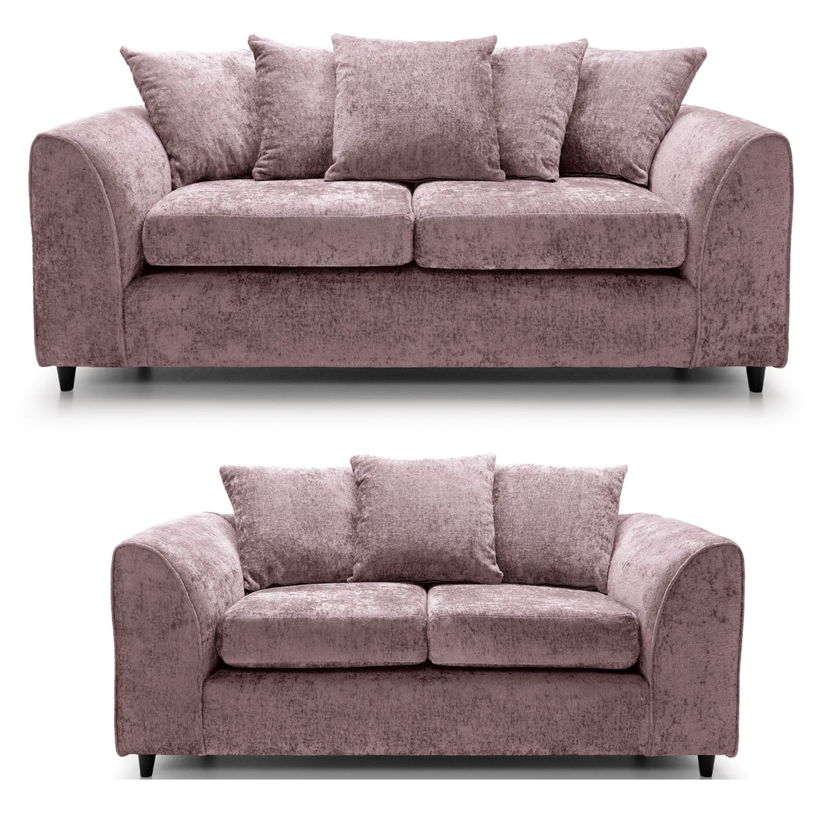 Monaco Chenille Fabric Sofa Suite