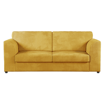 Luxor Full Jumbo Cord 3 Seater – Full Back