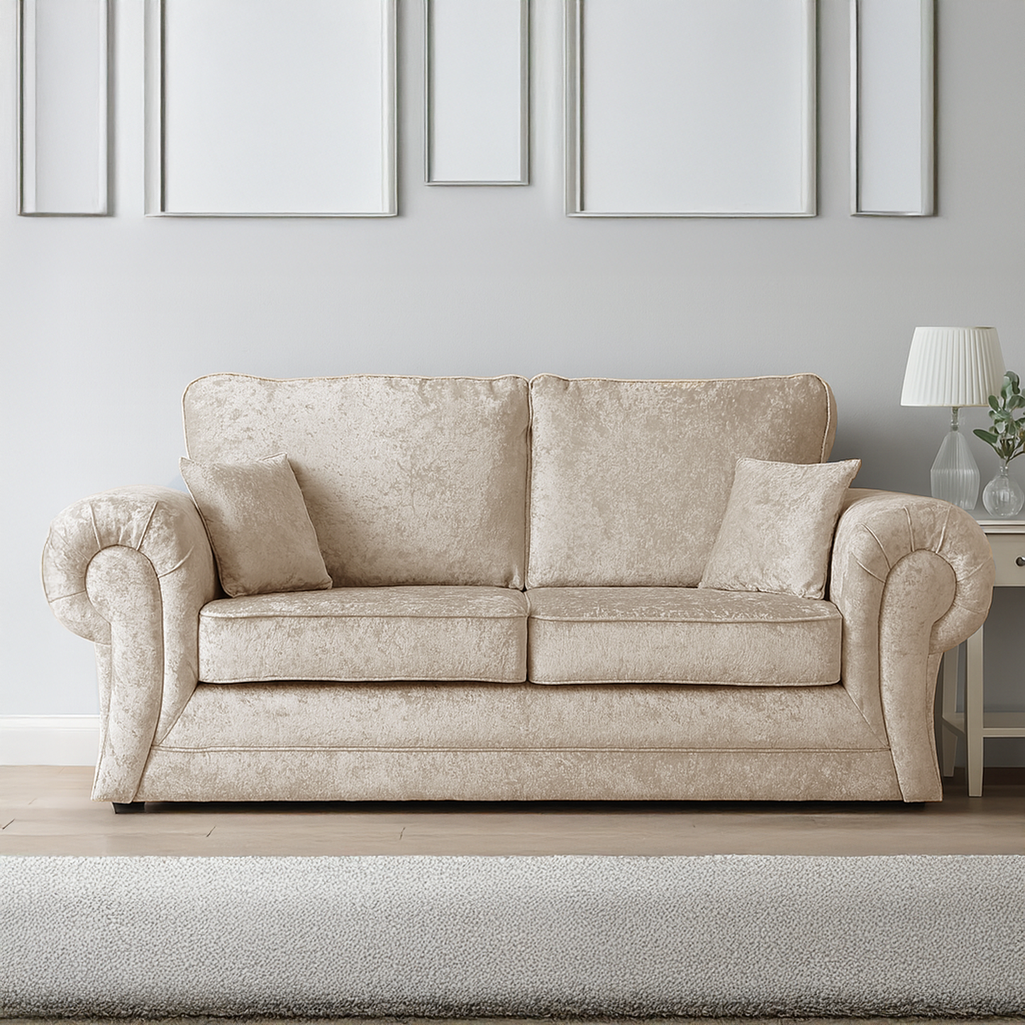 Chelsea Crushed Velvet Full Back 2 Seater