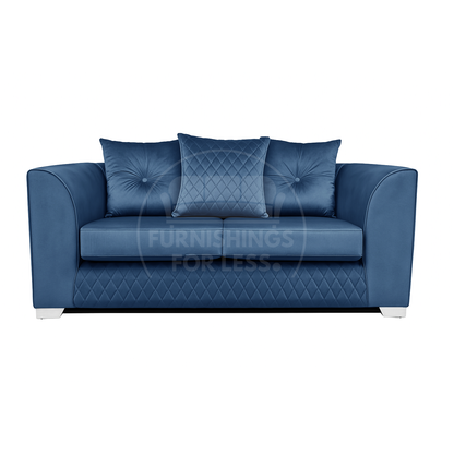 Victoria Plush Velvet 2 Seater Sofa