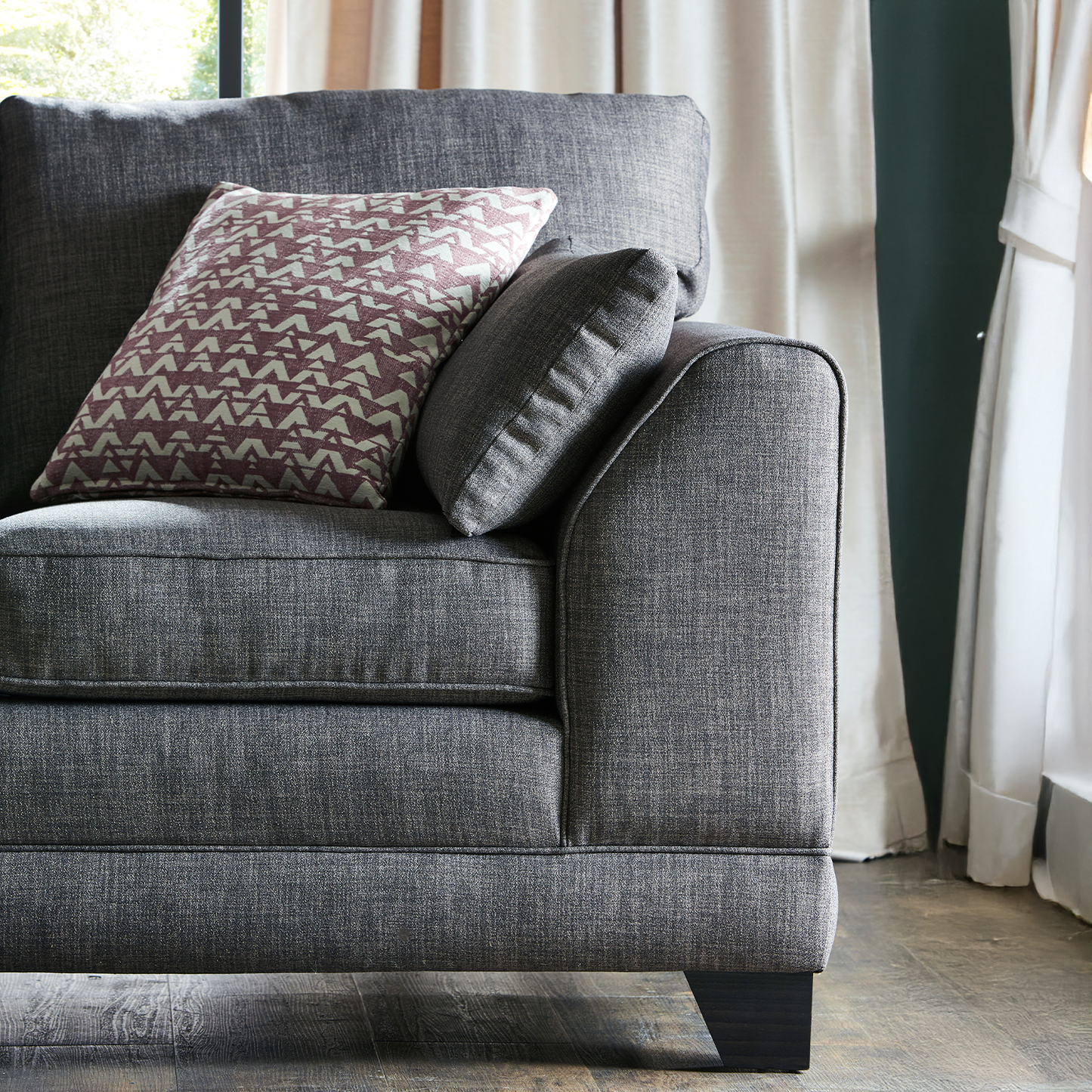 Hilliard Fullback Fabric 2 Seater Sofa