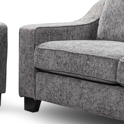 Nebraska Slate Grey 3 + 2 Sofa Suite