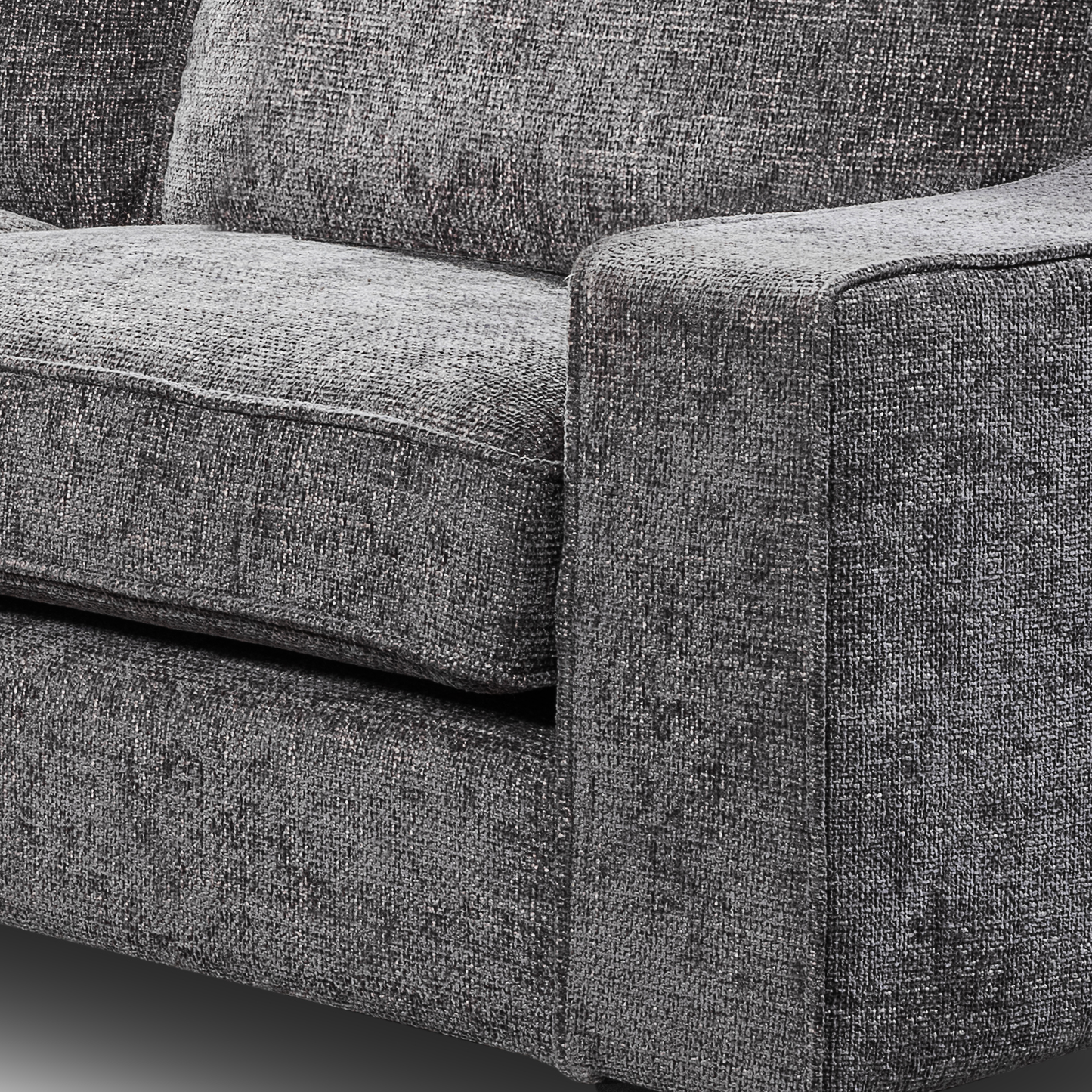 Nebraska Slate Grey 3 + 2 Sofa Suite