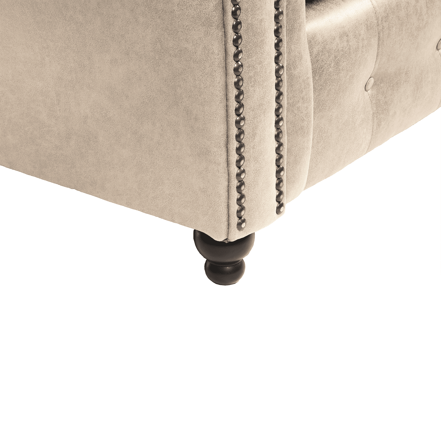 Oakland Marble Leather 2 Seater Sofa - 4