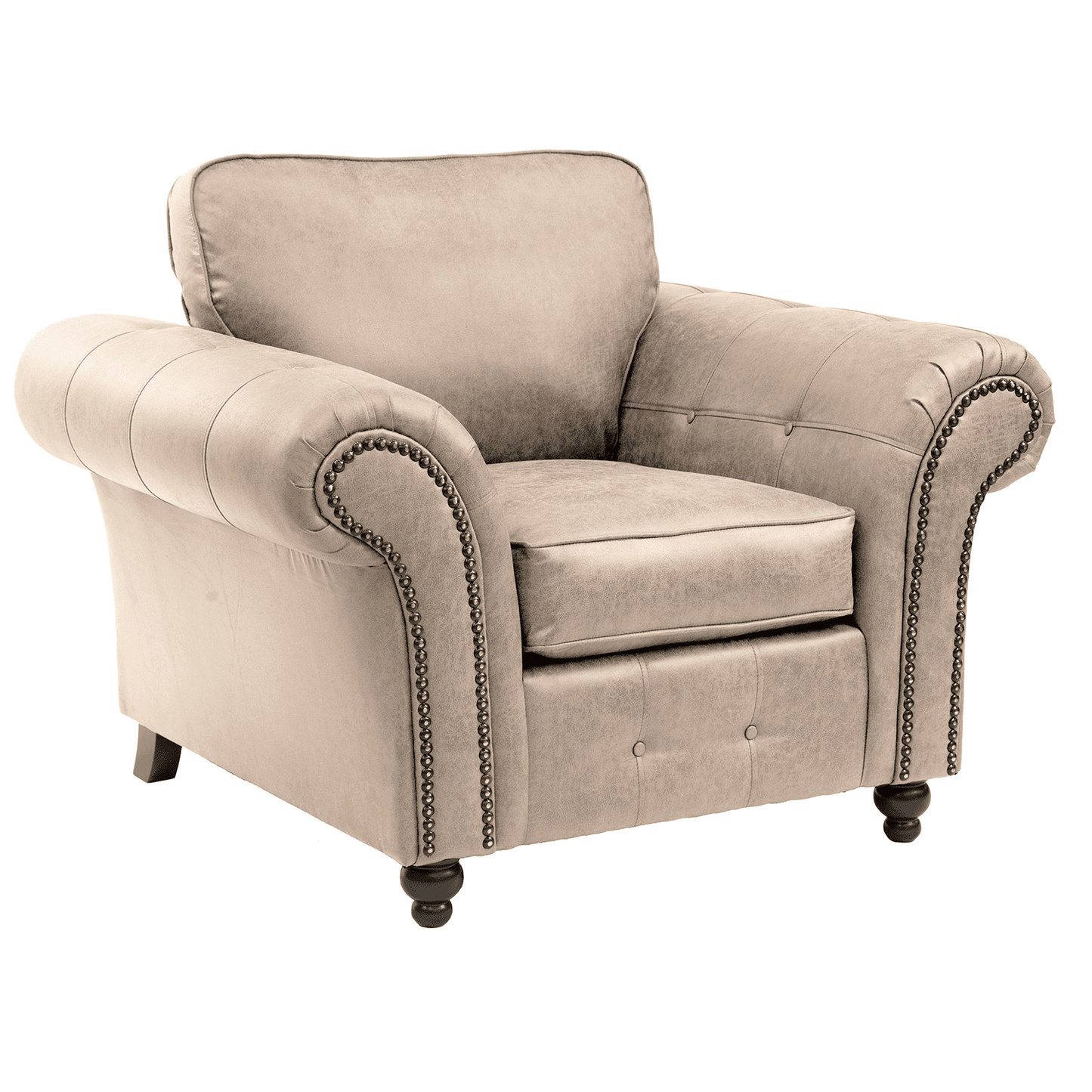 Oakland Marble Leather Armchair