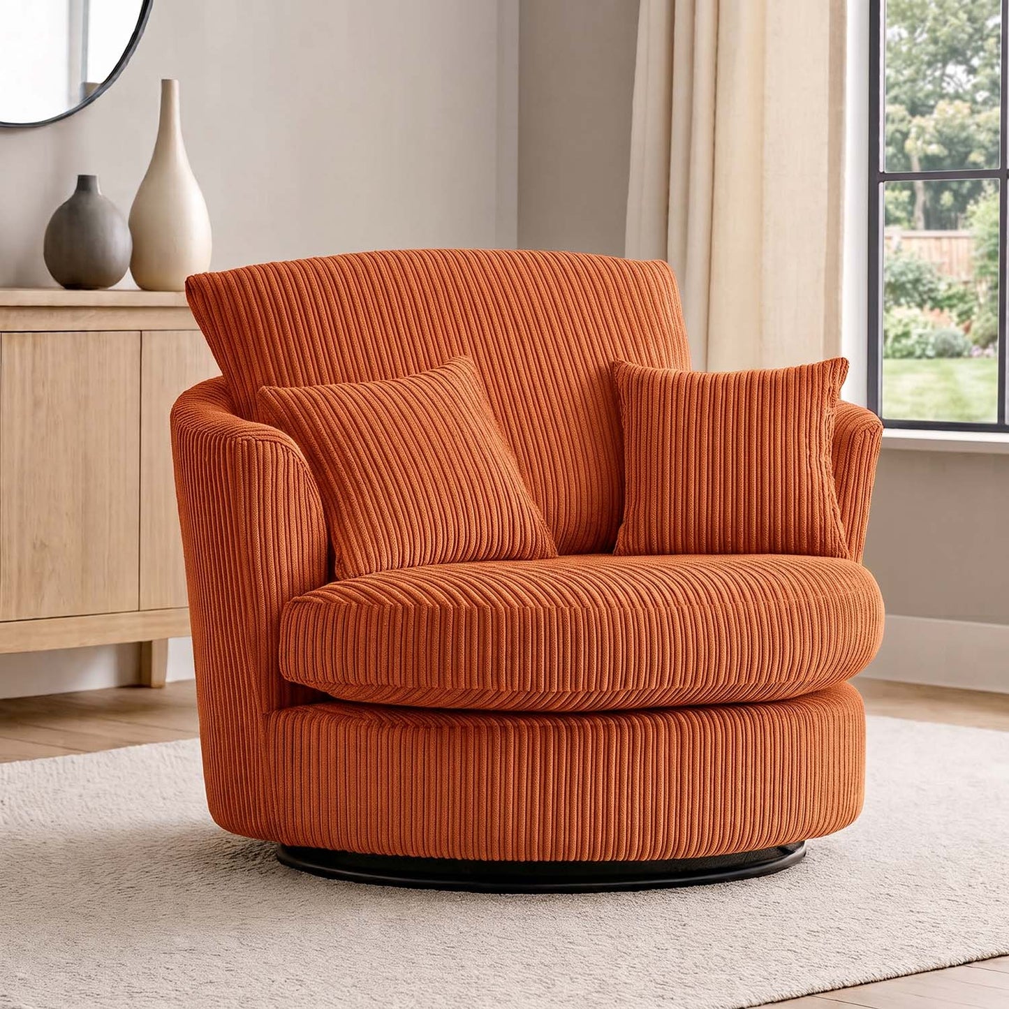 Luxor / Ferguson / Delta Cord Swivel Chair