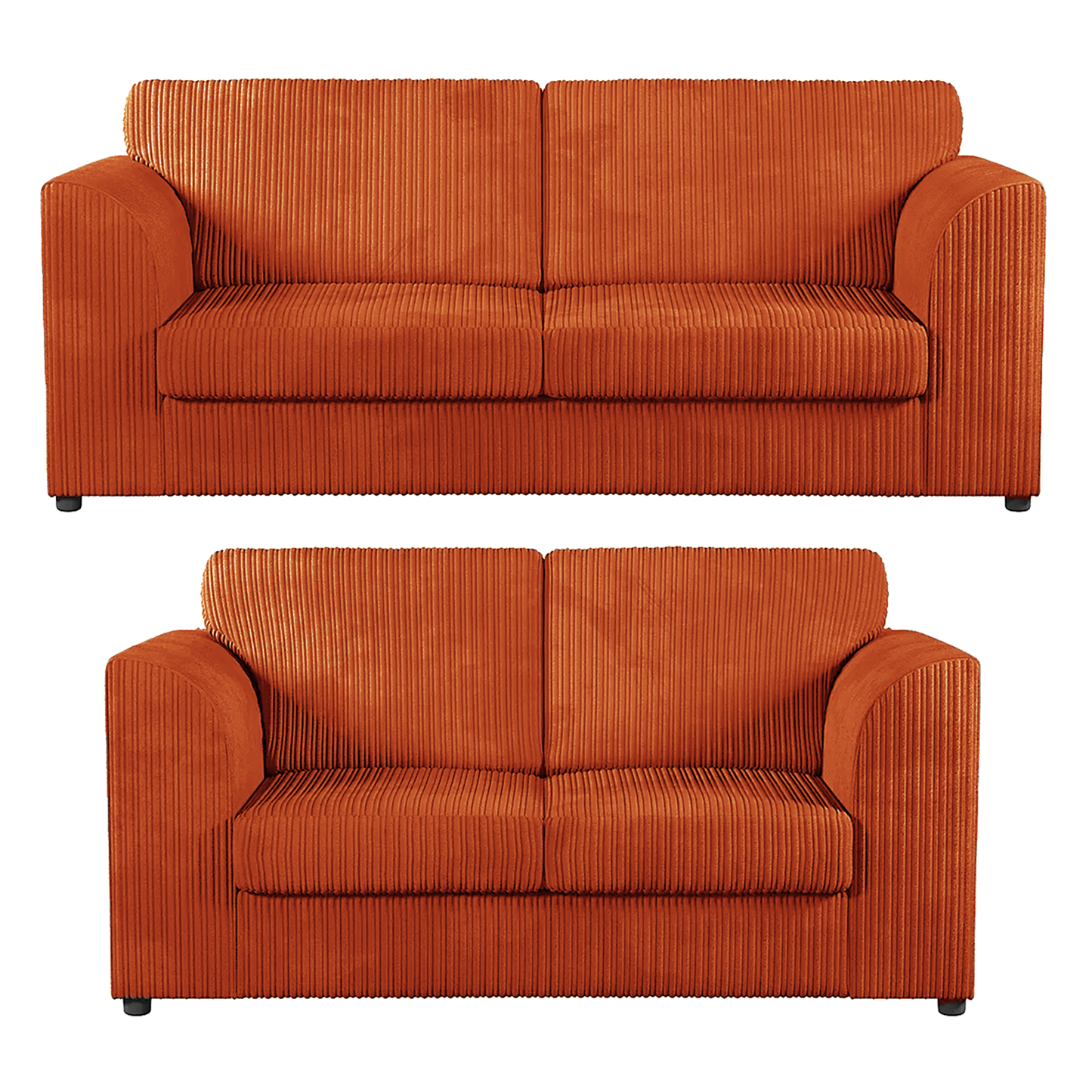 Luxor Full Jumbo 3 + 2 Seater Sofa Set – Full Back