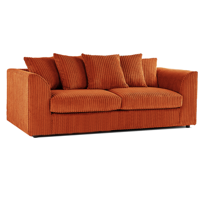 Luxor Full Jumbo Cord 3 Seater - Scatter Back