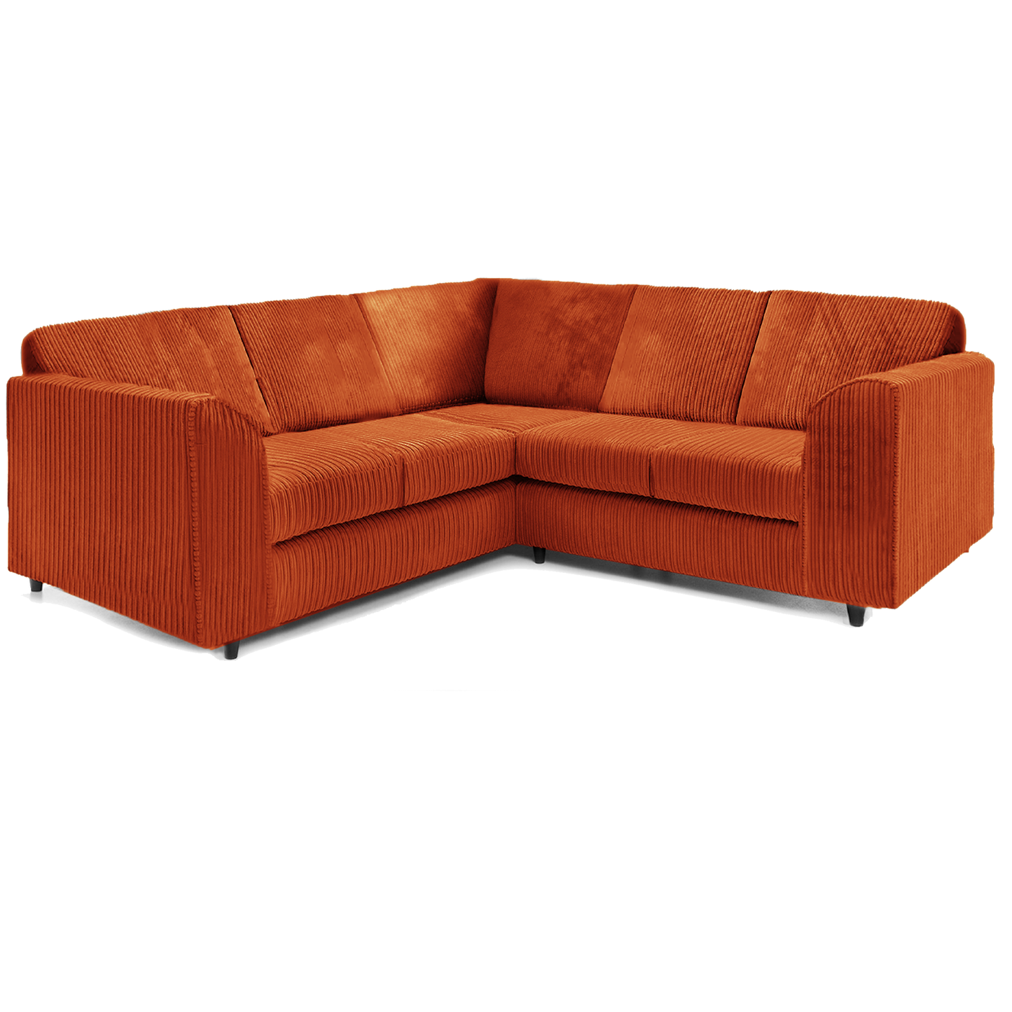 Ferguson Full Jumbo Cord 5 Seater 2 Corner 2 Sofa Full Back