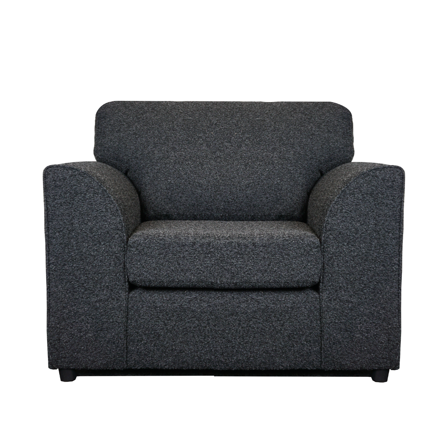 Paris Boucle Charcoal Fabric Armchair
