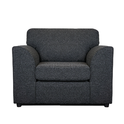 Paris Boucle Charcoal Fabric Armchair