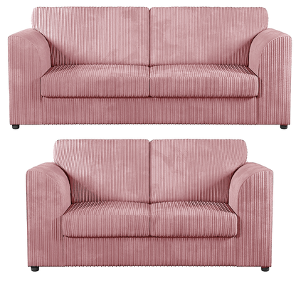 Luxor Full Jumbo 3 + 2 Seater Sofa Set – Full Back