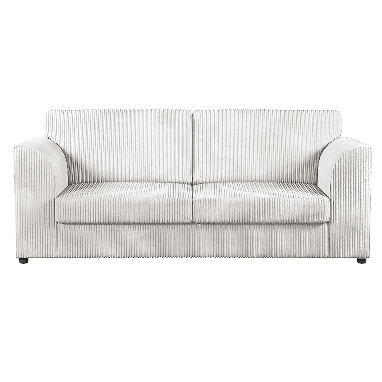Luxor Full Jumbo Cord 3 Seater – Full Back