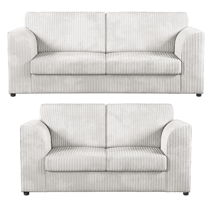 Luxor Full Jumbo 3 + 2 Seater Sofa Set – Full Back