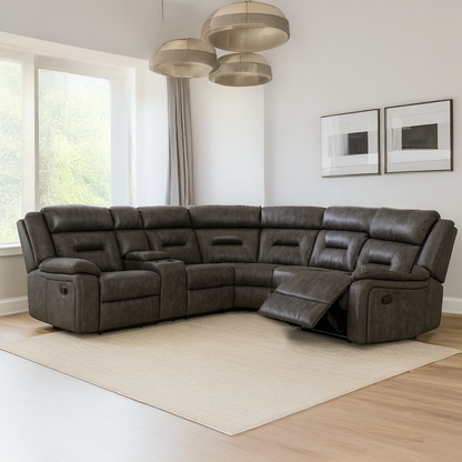 Nova Electric 5 Seater Reclining Corner Sofa