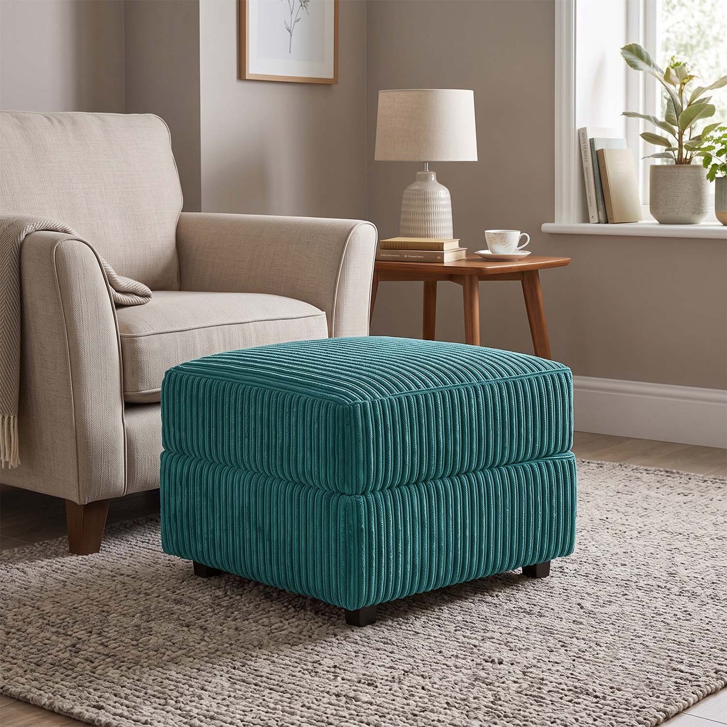 Luxor / Ferguson / Delta Jumbo Cord Footstool