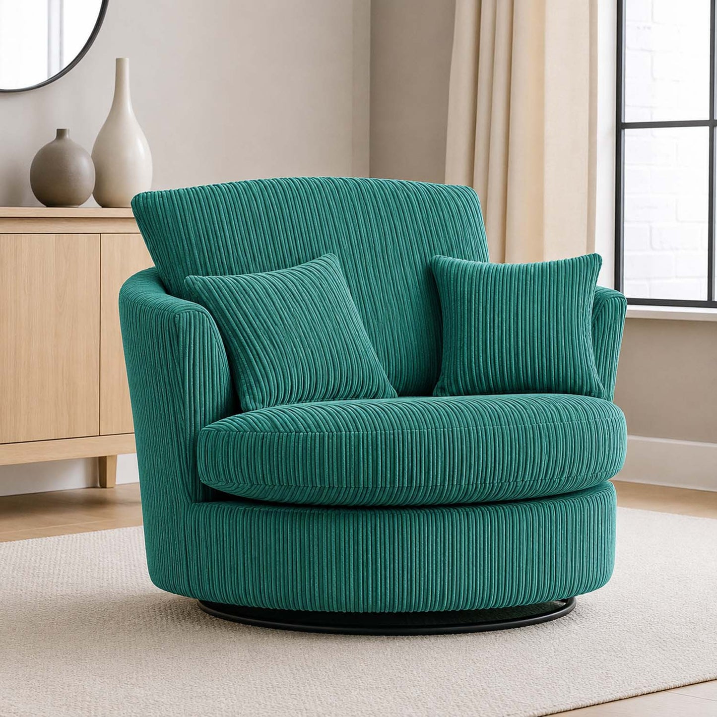 Luxor / Ferguson / Delta Cord Swivel Chair