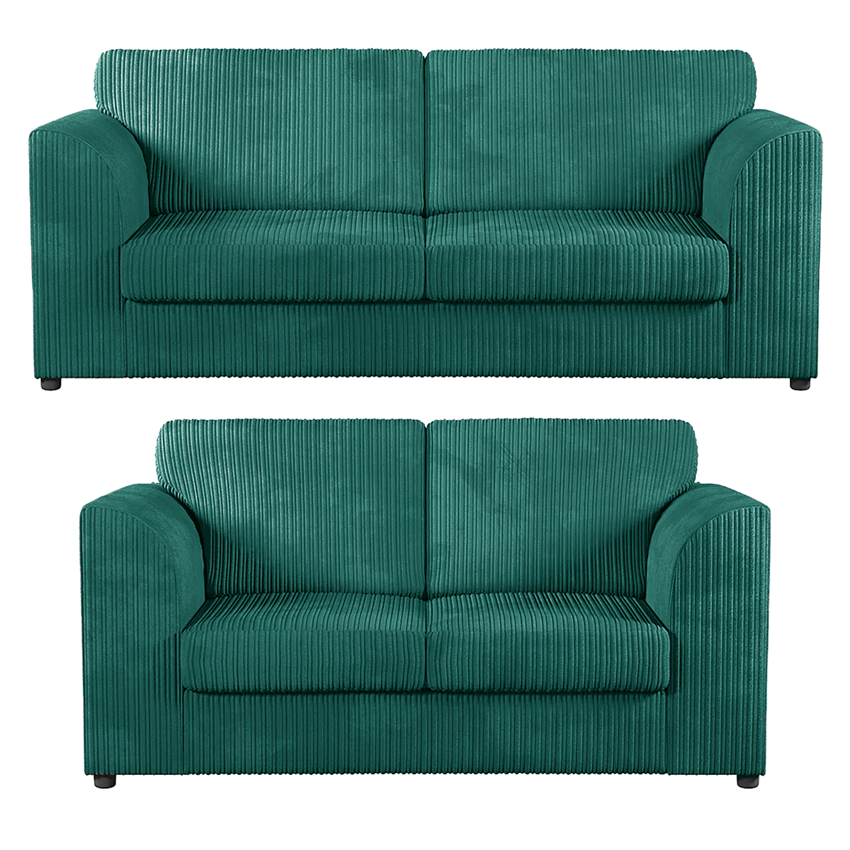 Luxor Full Jumbo 3 + 2 Seater Sofa Set – Full Back
