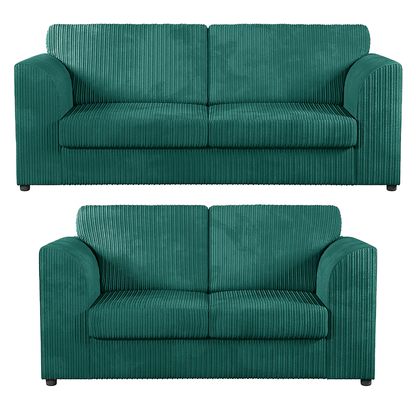 Luxor Full Jumbo 3 + 2 Seater Sofa Set – Full Back