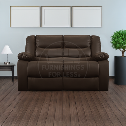 Venice Leather Reclining 2 Seater Sofa