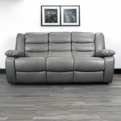 Venice Leather Reclining 3 Seater Sofa