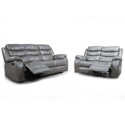 Venlo Leather Reclining Sofa Suite 3 + 2 Seater