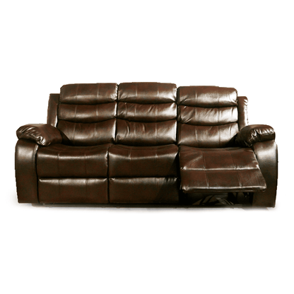 Venlo Leather Reclining 3 Seater Sofa - 2