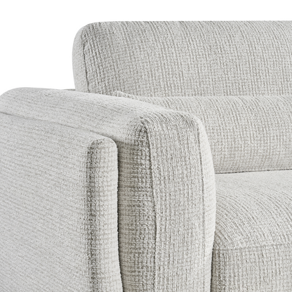 Bali Modern 2 Seater Chenille Sofa Beige or Grey