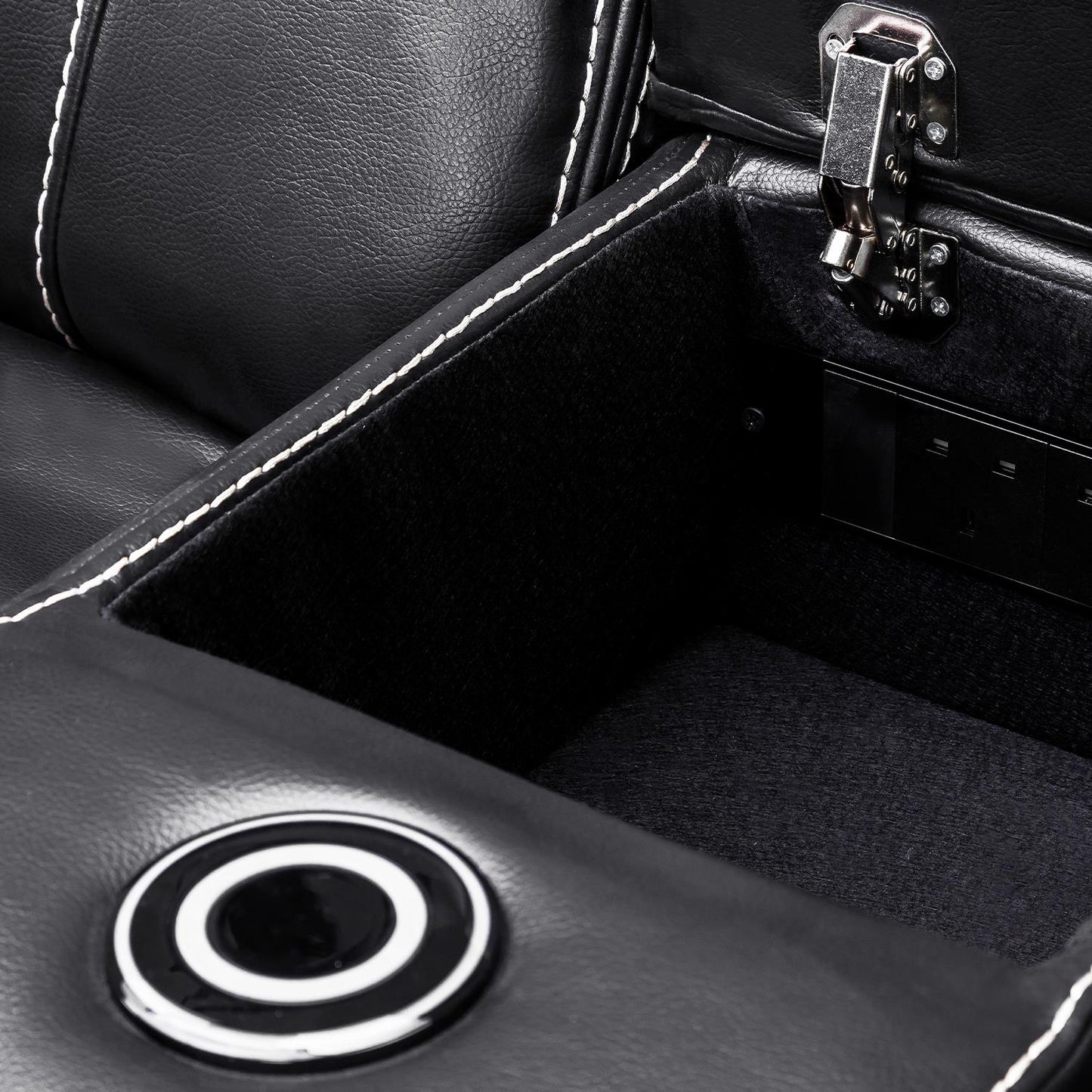 Orlando Black or Grey Leather Electric Reclining Sofa Suite 3 + 2