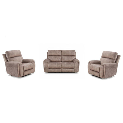 Valtos 2 + 1 + 1 Electric Recliner Sofa Suite Truffle or Grey
