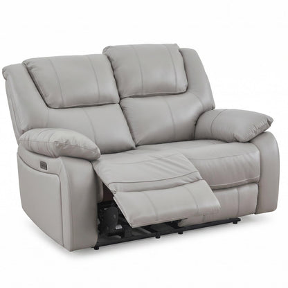 Knowle Electric Reclining 3 Piece Sofa Suite 2 + 1 + 1 Pisa Grey