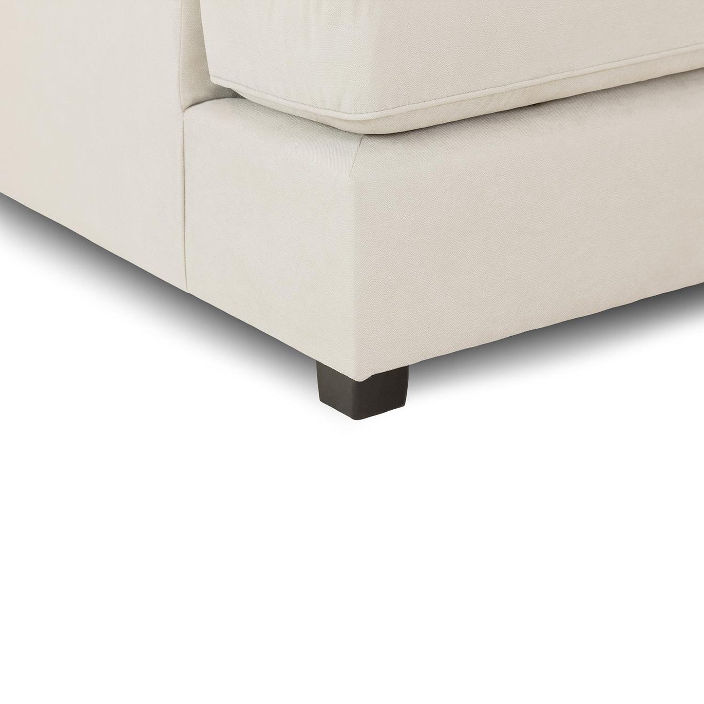 California Classic Fabric Beige, Black or Grey U shaped 6 Seater Sofa