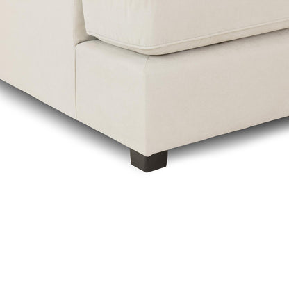 California Classic Fabric Beige, Black or Grey U shaped 6 Seater Sofa