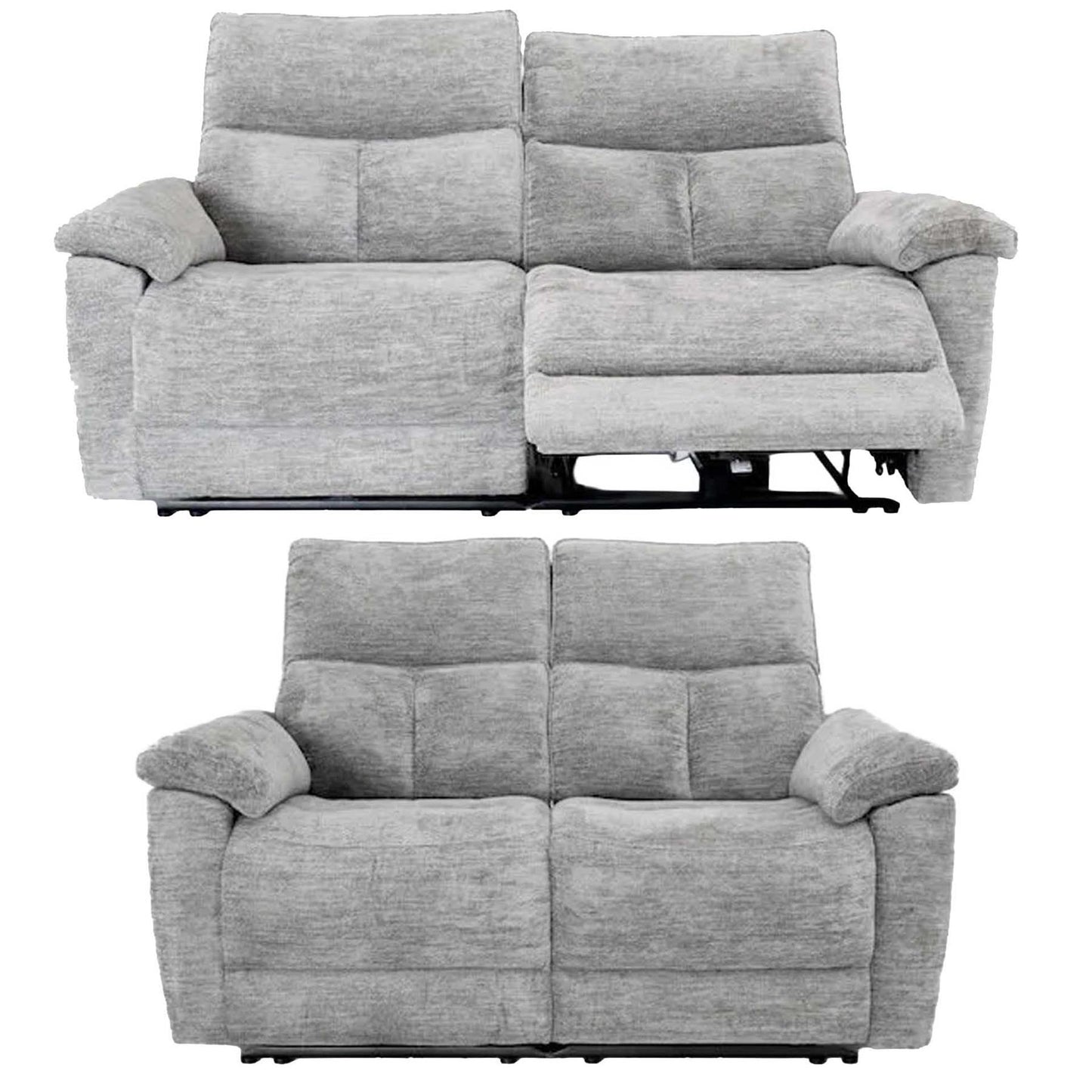Kent Electric Reclining Sofa Suite 3 + 2 Lucy Dove Grey