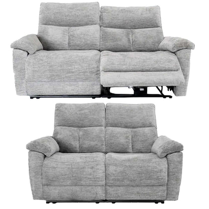 Kent Electric Reclining Sofa Suite 3 + 2 Lucy Dove Grey