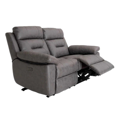 Lucy Electric Reclining Sofa Suite 3 + 2 Ink Grey
