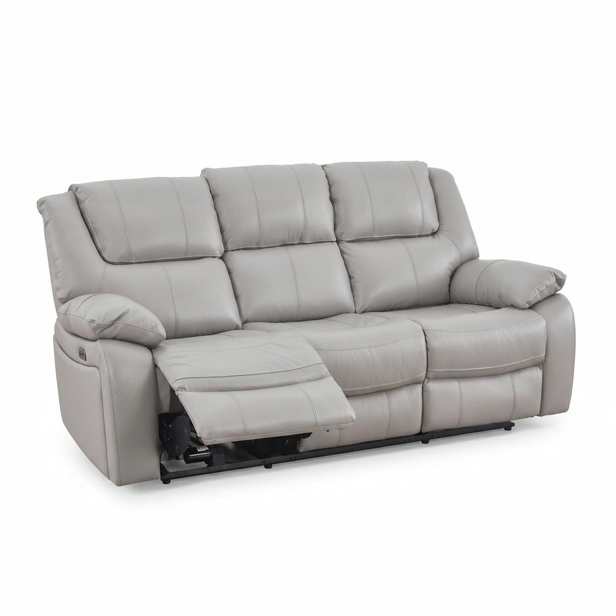 Knowle Electric Reclining 3 Piece Sofa Suite 3 + 1 + 1 Pisa Grey