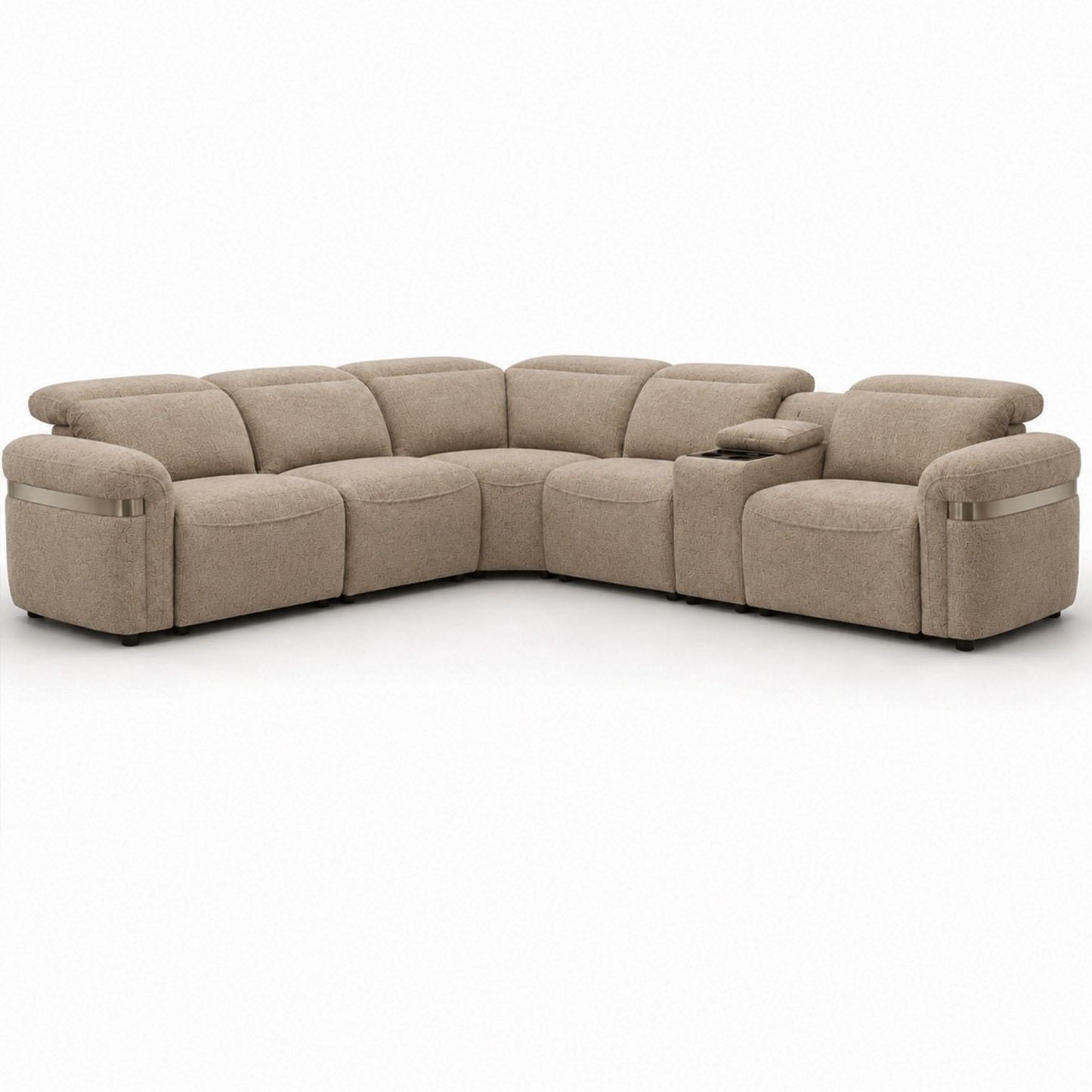 Buxley 5 Seater Electric Reclining Corner Sofa Wireless Charging