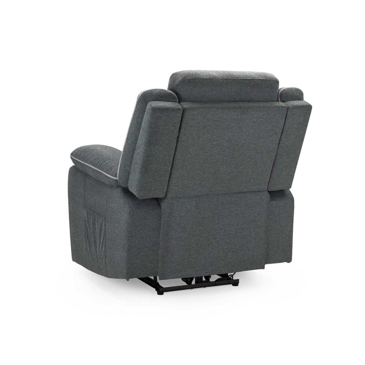 Harlow Graphite Grey Fabric 3 Piece Electric Reclining Suite 3 + 1 + 1