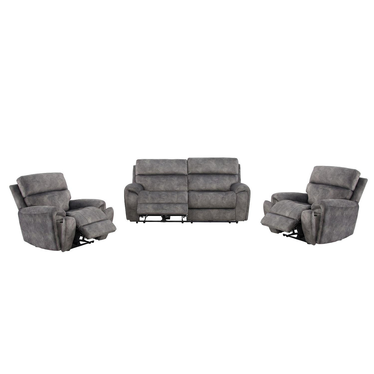 Valtos 3 + 1 + 1 Electric Recliner Sofa Suite Truffle or Grey