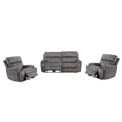 Valtos 3 + 1 + 1 Electric Recliner Sofa Suite Truffle or Grey