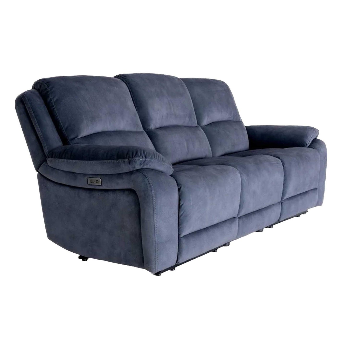 Bella Electric Reclining Sofa Suite 3 + 2 Ink Grey