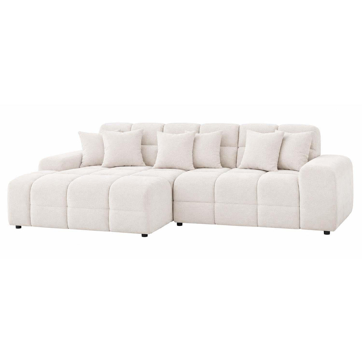 Jenson Plush Velvet Corner Sofa Left Right Hand Facing with Chaise