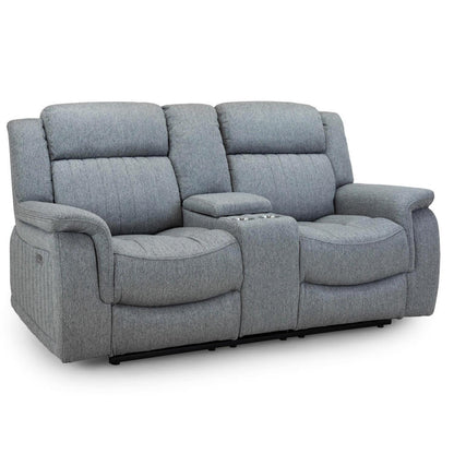 Linden Grey Electric Reclining 2 Seater sofa
