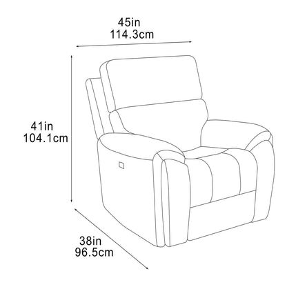 Valtos Armchair Electric Reclining Truffle or Grey